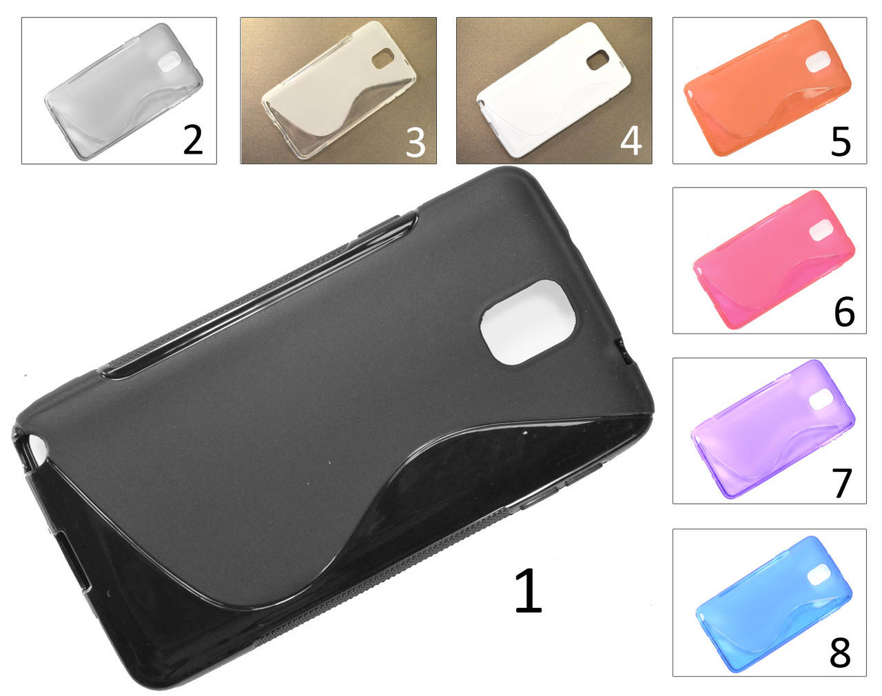 

Силиконовый чехол для Samsung Galaxy Note 3 N900 "s-line"