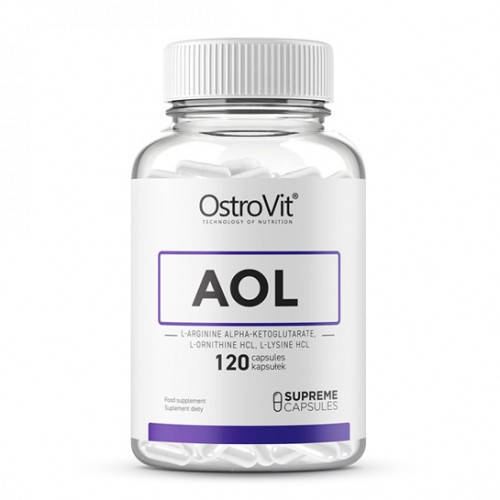 

Амінокислоти OstroVit AOL 120 caps (Arginine Ornithine Lysine)