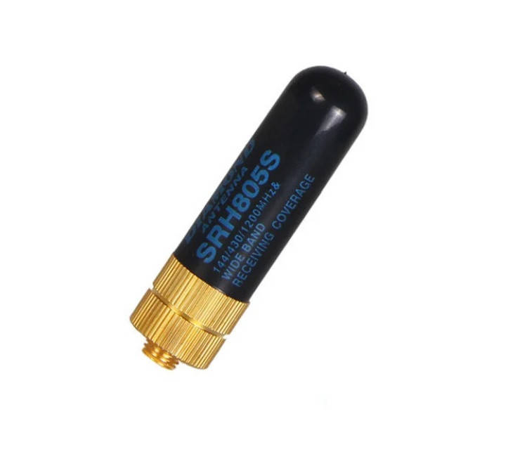 

Компактная (45мм) мини антеннаDiamond SRH805S SMA-F для рации Baofeng UV-5R, UV-82