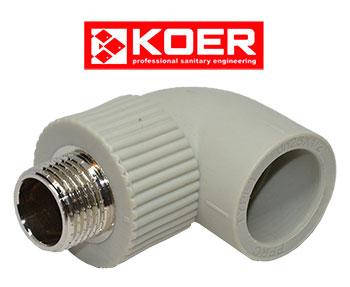 

Угол наружная резьба 20х1/2" Czech Product