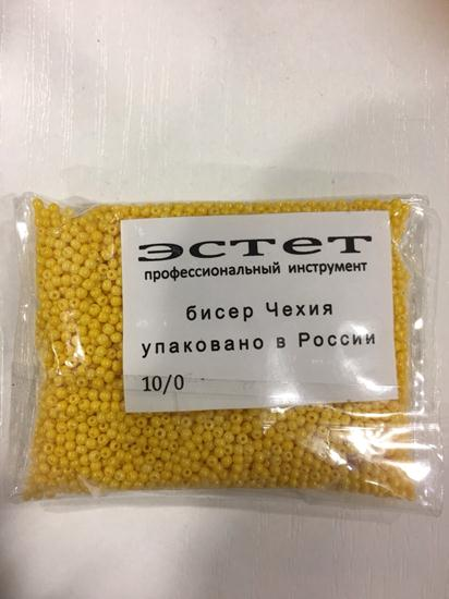 

Бисер ЭСТЕТ (Чехия) банановый цвет 50 гр