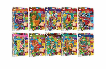 

Детская игра "Блестящая мозайка" Danko Toys, микс видов, ОО-09-01/41