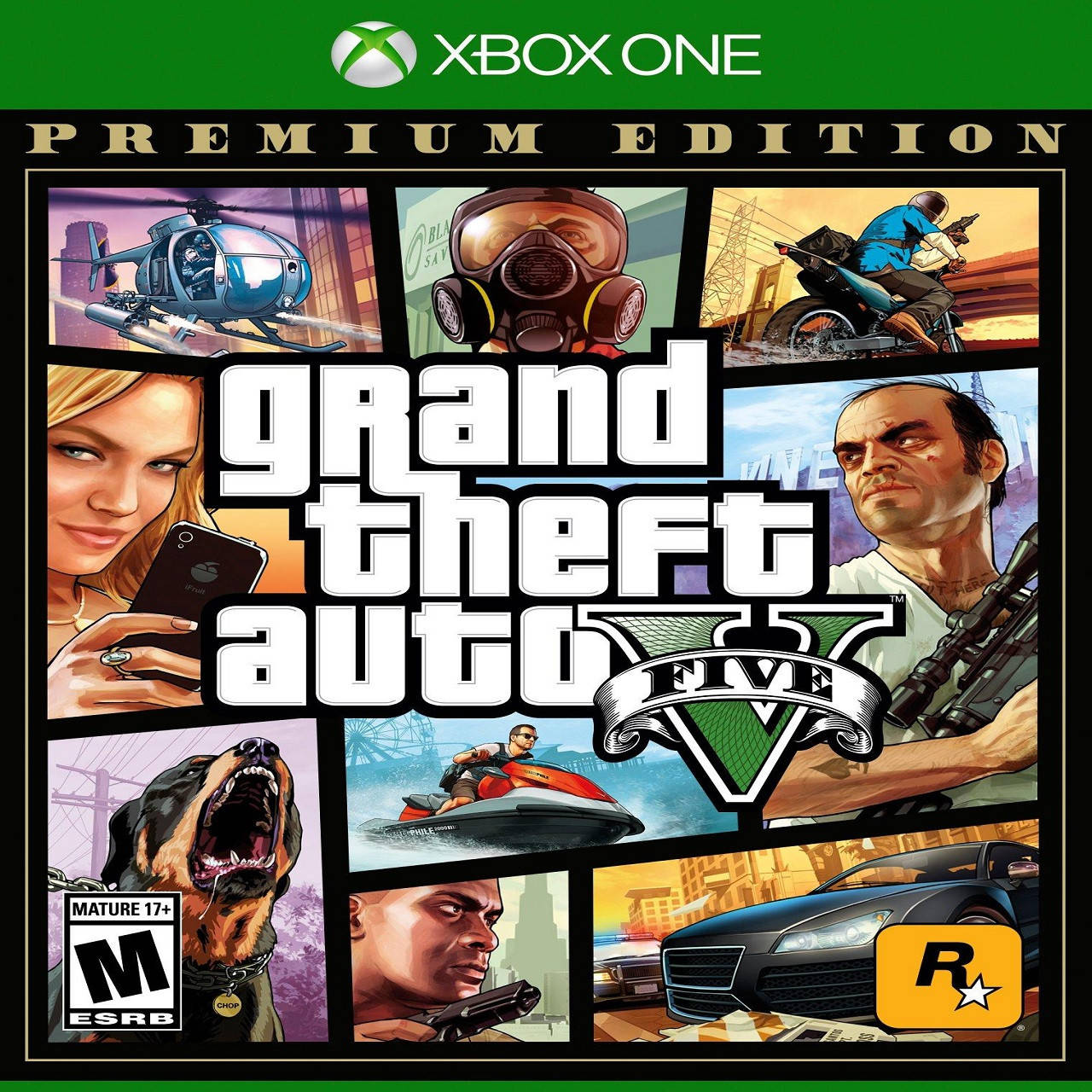 

GTA V Premium Edition (русские субтитры) Xbox One