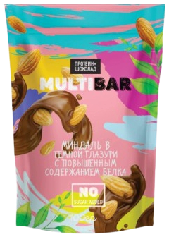 

Протеиновое драже MULTIBAR Миндаль в Шоколаде (100 грамм)