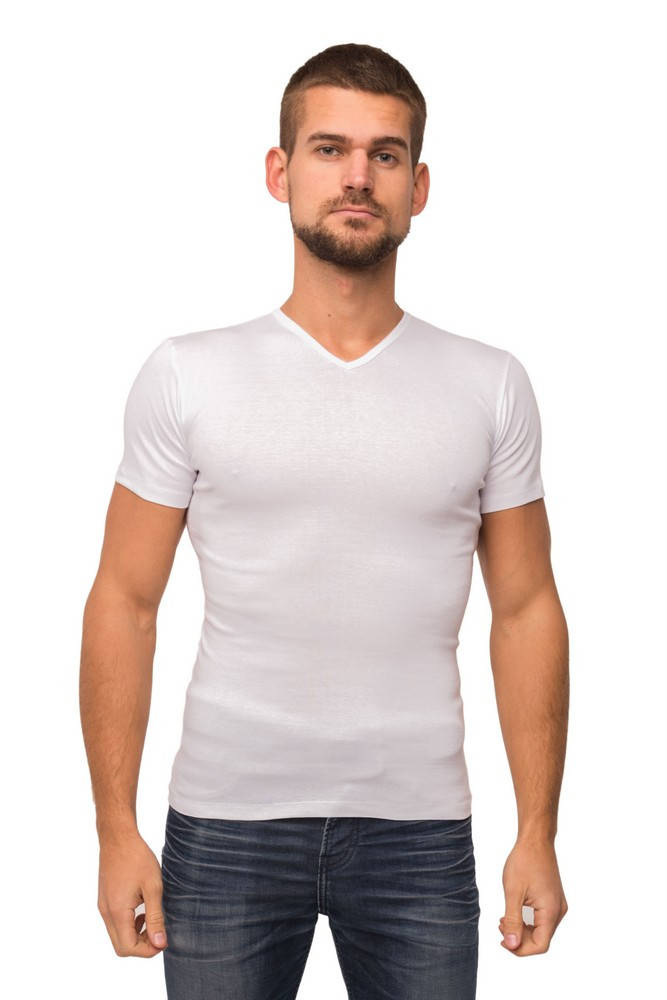 

Футболка чоловіча Наталюкс 21-1303 білий 32000, 2XL