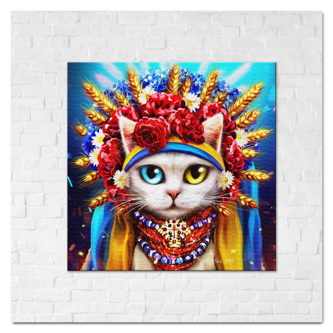 

Постер Кошка украиночка ©Маріанна Пащук, размер S картина на холсте