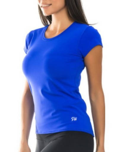 

Футболка женская спортивная синяя Женский, XL, Синий