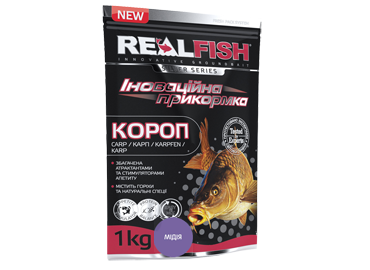

Прикормка рыболовная RealFish Карп Слива