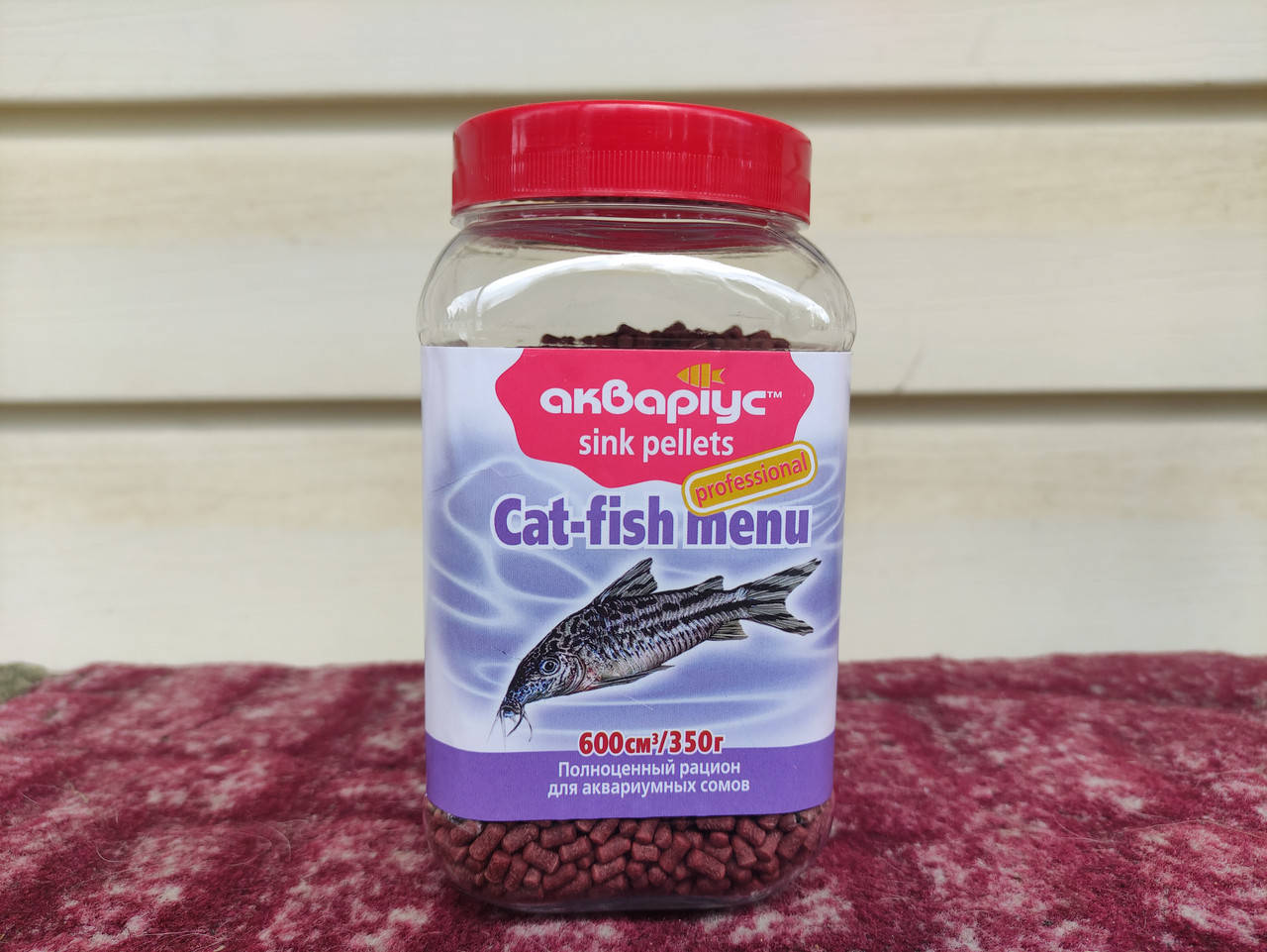 

Аквариус, Cat-Fish Menu, Sink Pellets 350 г, корм для сомов