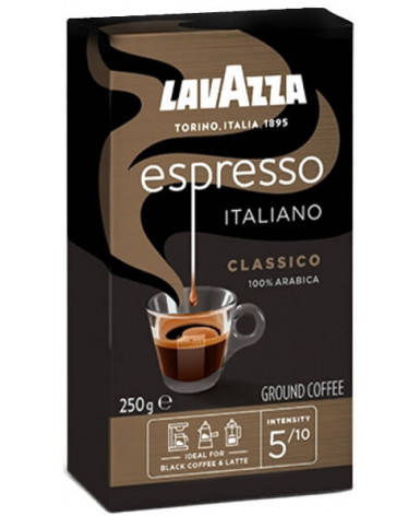 

Lavazza espresso молотый кофе Italiano Classico 250 г 100% Арабика Оригинал
