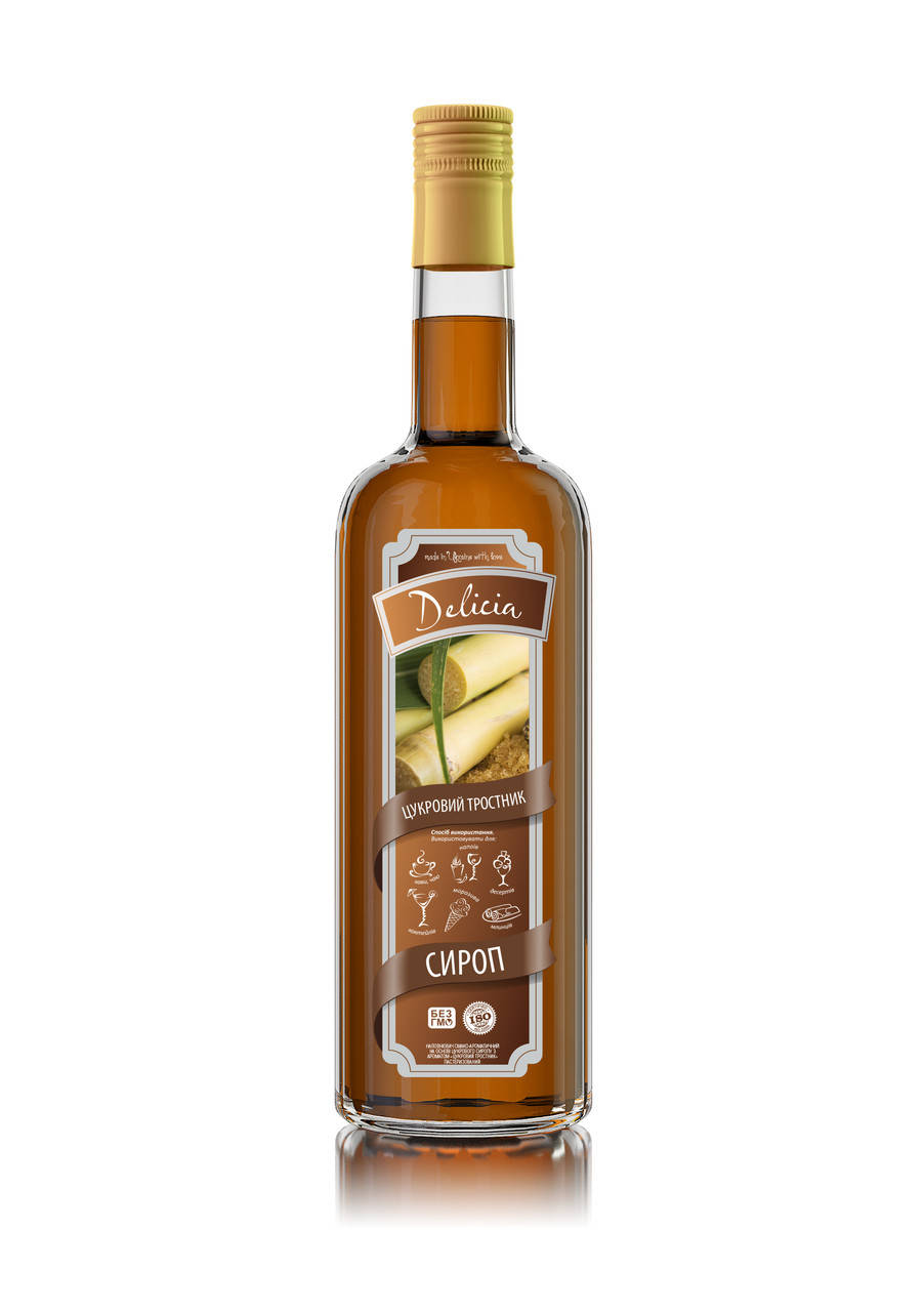 

Сироп Сахарный Тростник Delicia 900 г