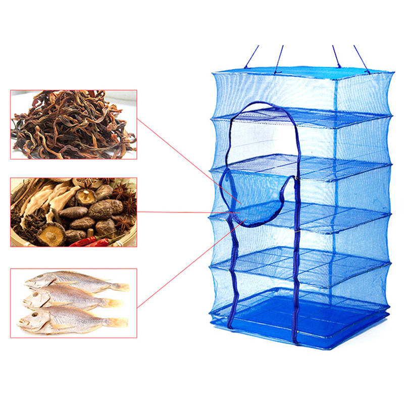 

Сетка для сушки рыбы (сушилка для фруктов, овощей) пятиярусная 50х50х75 см Stenson (SF23638)