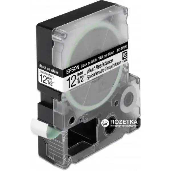

Картридж для принтера Epson LabelWorks LK4WBH White/Black 12 мм/2 м