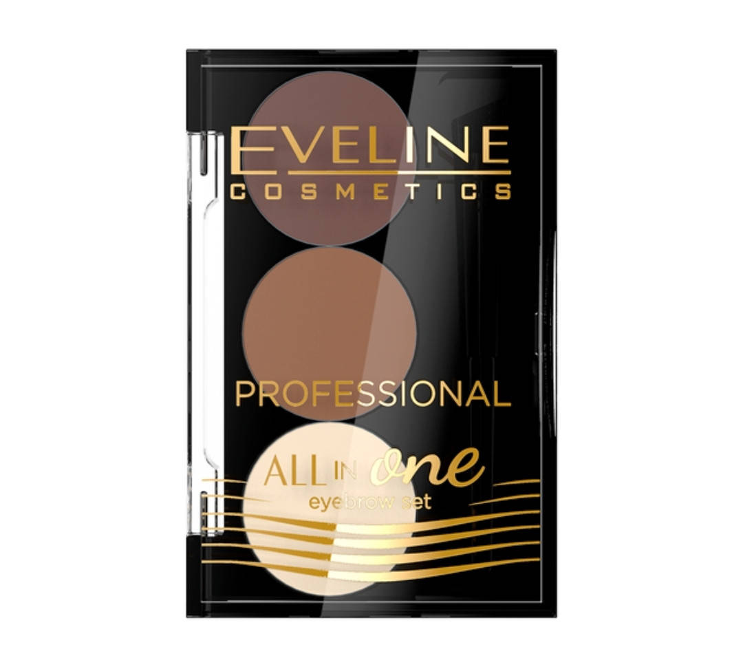 

Професиональный набор для стилизации бровей Eveline Cosmetics All In One Professional Eyebrow Set, 02