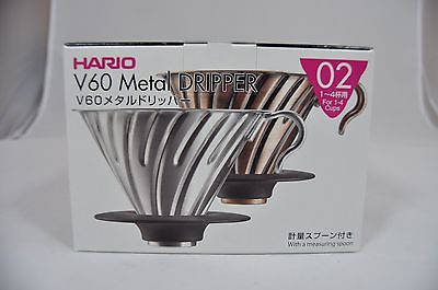 

Пуровер Hario V60 02 серый для заваривания кофе на 1-4 чашки, Коричневый