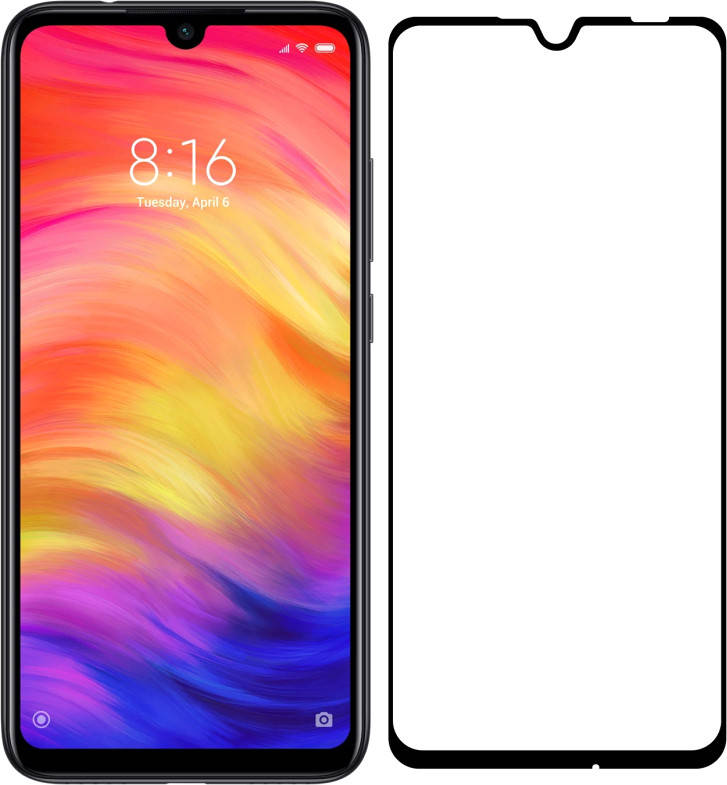 

5D стекло Xiaomi Redmi 7 (Защитное Full Glue) Черный