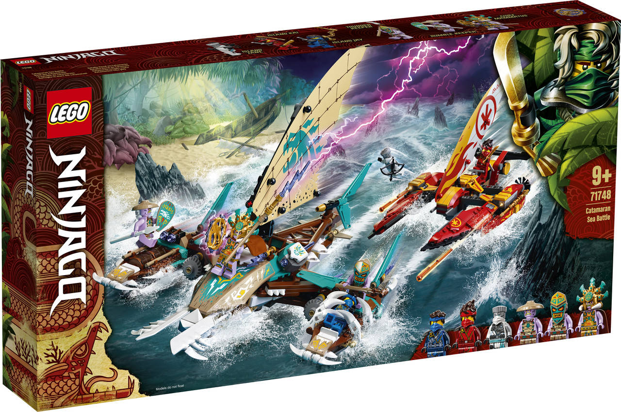 

LEGO ЛЕГО Ninjago Морская битва на катамаране 71748 (+подарок)