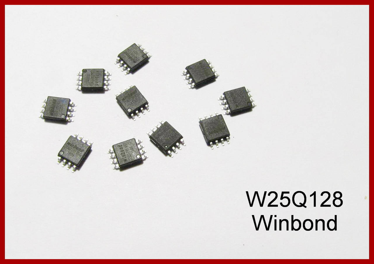 

W25Q128, микросхема памяти.