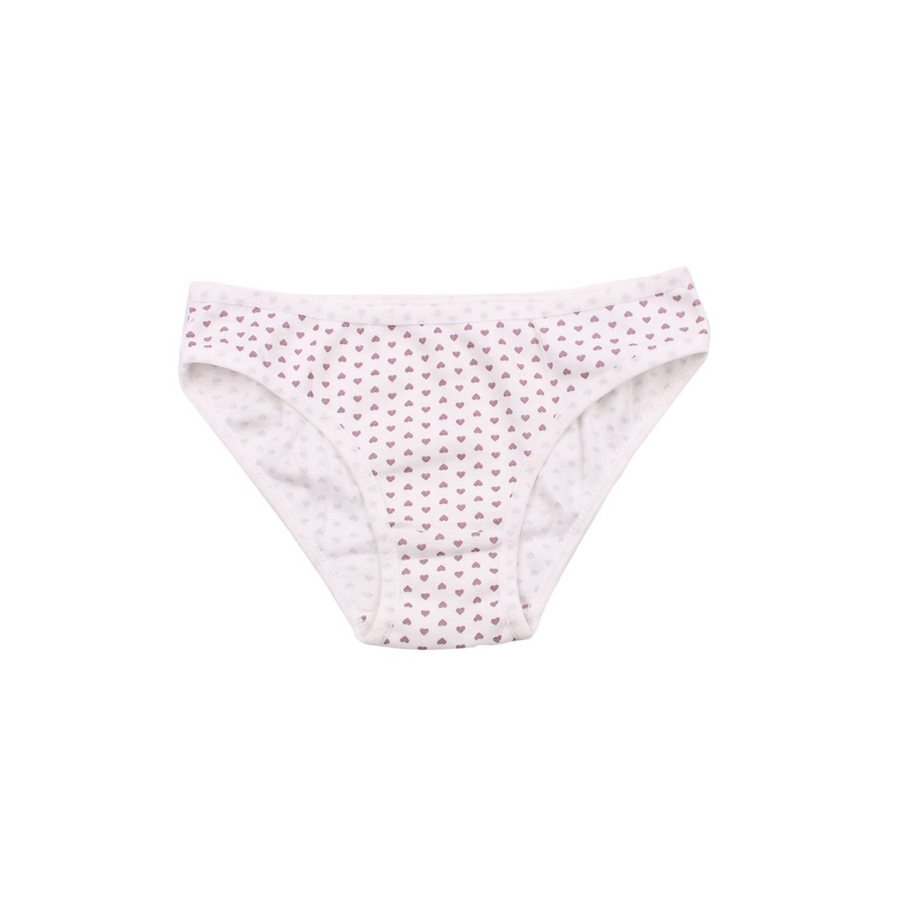

Трусы для девочек Фламинго Молочный\серце