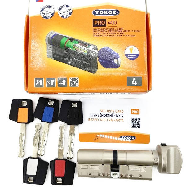 

Tokoz Pro 400 ключ/тумблер никель матовый (Чехия) 68 мм 33х35Т