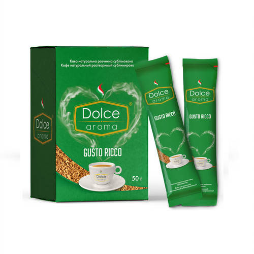 

Кофе растворимый Dolce Aroma в стиках, 2г (25шт)