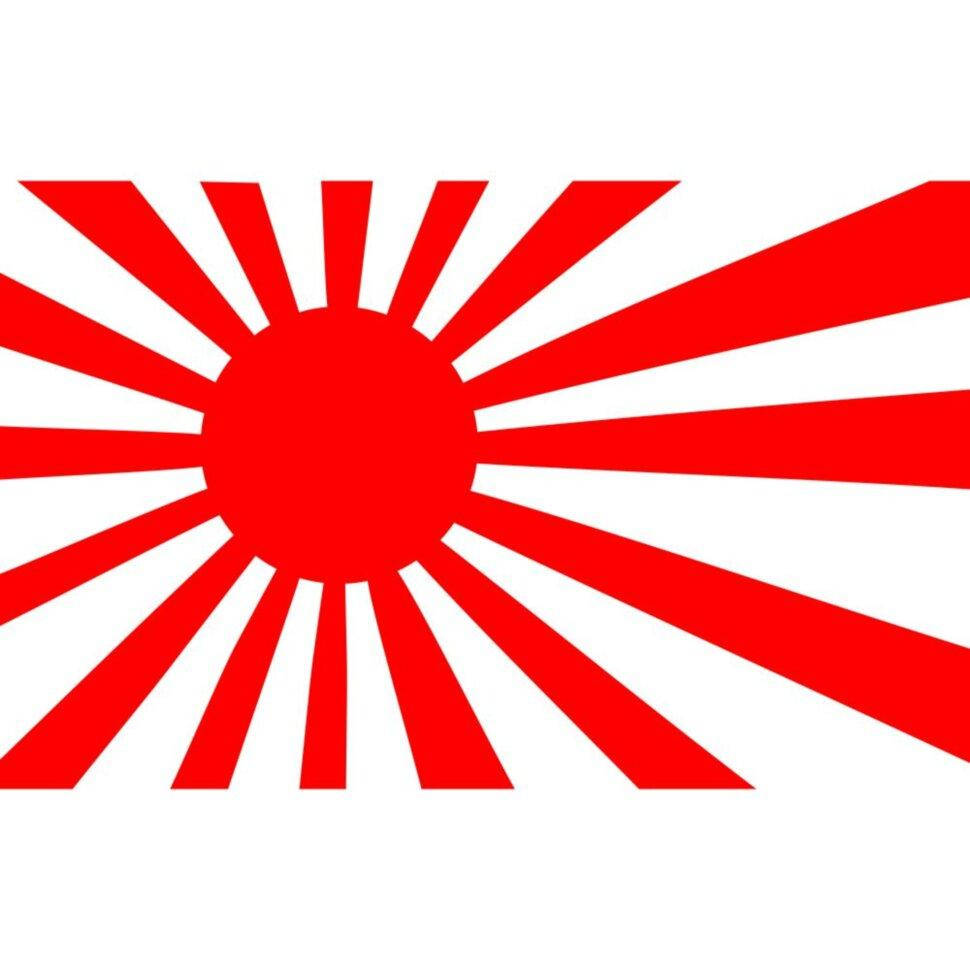 

Виниловая наклейка на автомобиль - Японский флаг JDM