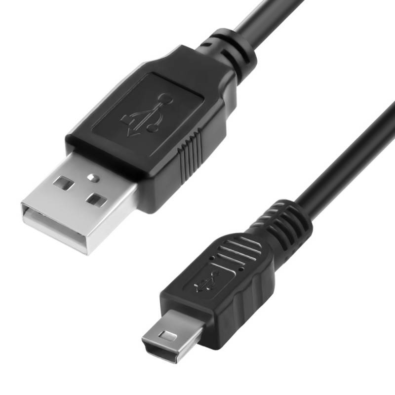 

Кабель удлинитель Dellta USB - Mini USB AM-5P 1.5 м Black (90021), Черный
