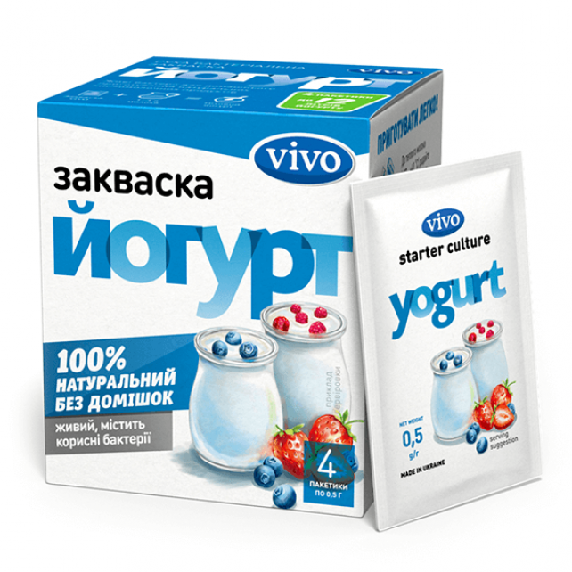 

Закваска "Йогурт VIVO" в пакетиках