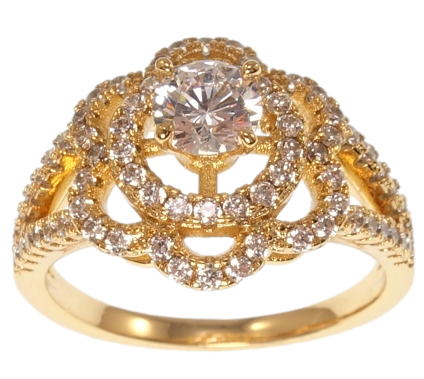

Кольцо Xuping Позолота 18K "Цветок" р.16,16.5,17,17.5,18,18.5,19.5