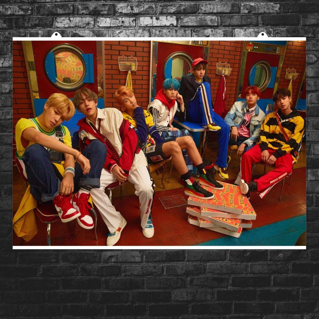 

Постер "Bangtan Boys и коробки с пиццей". BTS, Beyond The Scene, кпоп. Размер 42x30см (A3). Матовая бумага