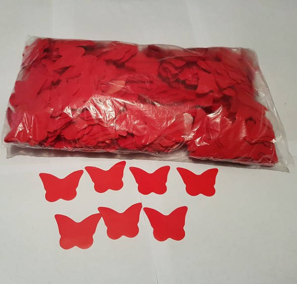 

Конфетти бабочки красные, 50 грамм