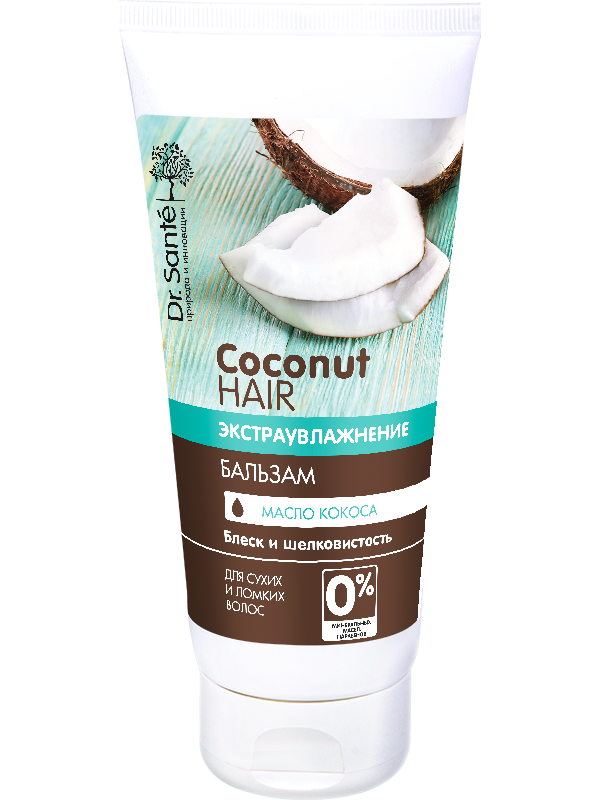 

Бальзам для волос Экстраувлажнение 200 мл Dr.Sante Coconut Hair