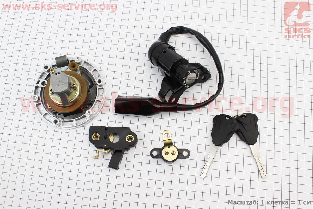 

Loncin- LX250GS-2A Замки к-кт + крышка бака