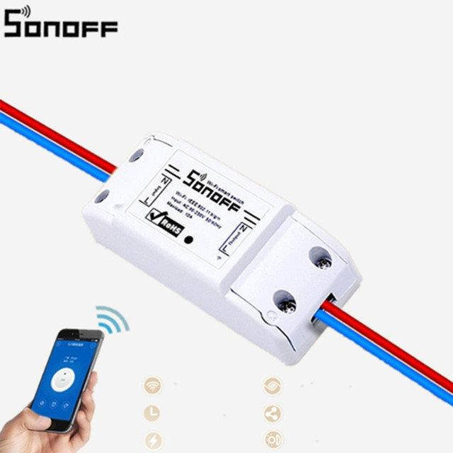 

Sonoff WiFi выключатель, умный дом Smart модуль реле 220V 10A/2200W
