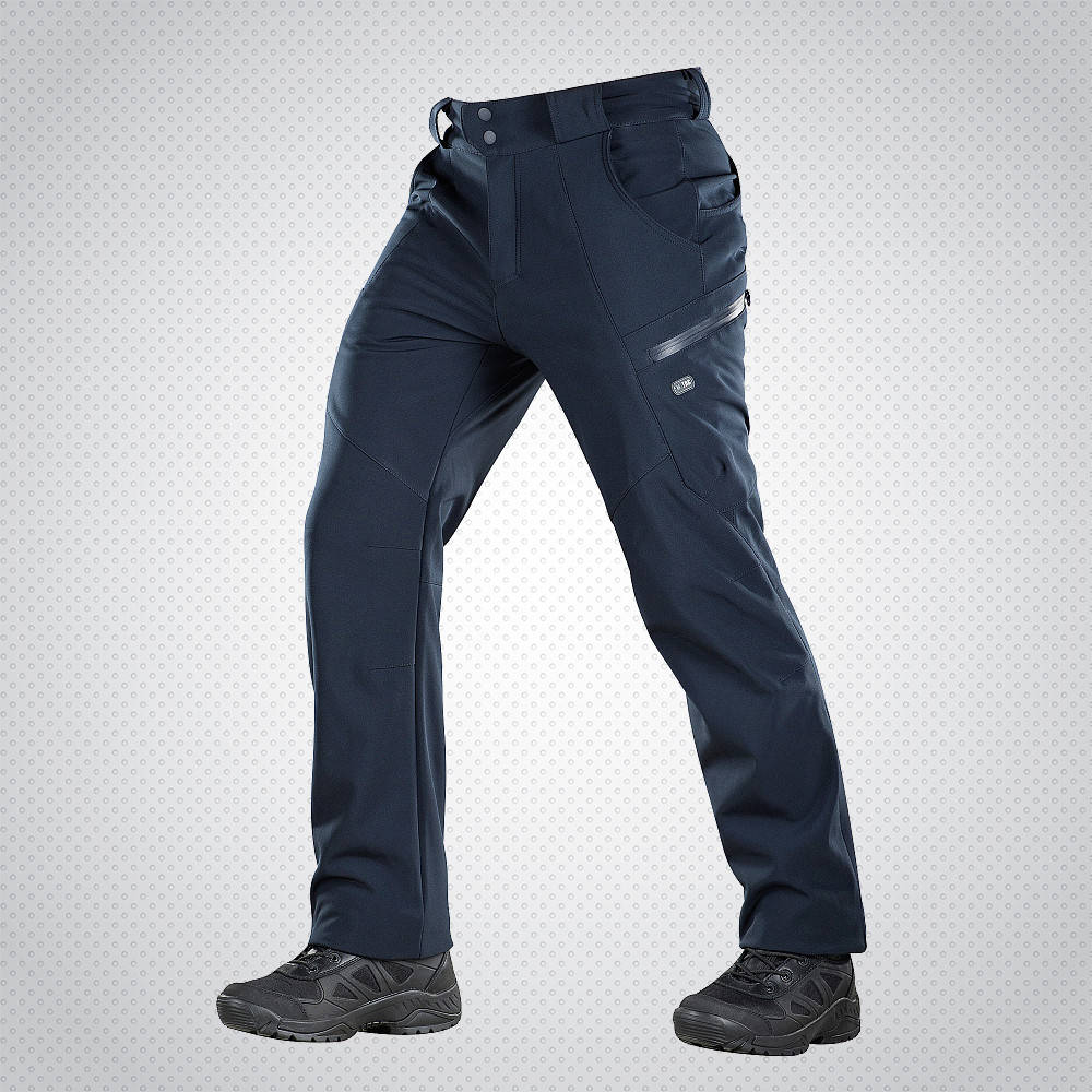 

Брюки Soft Shell зимние M-Tac Dark Navy Blue M, Синий