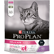 

Сухой корм для котов с чувствительным пищеварение Purina PRO PLAN® Cat Adult Delicate Sensitive Turkey 400 гр