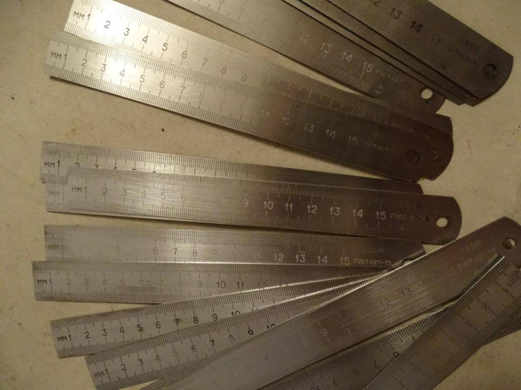 

Линейка слесарная металлическая Ссср 150мм