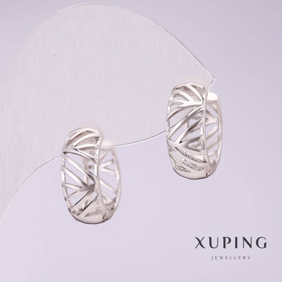 

Серьги Xuping 6х14мм родий