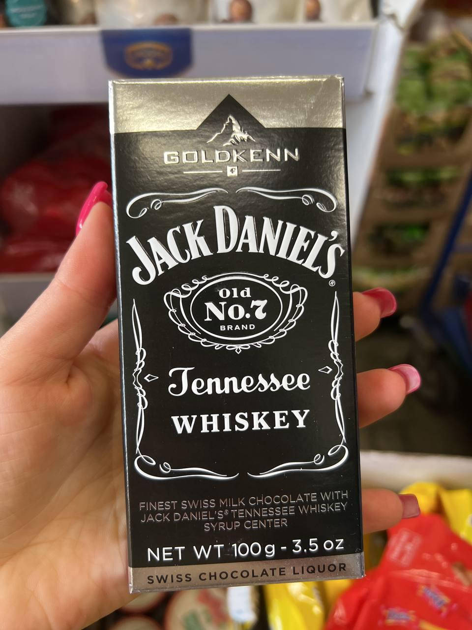 

Молочный шоколад с виски "Jack Daniels" . 100 гр. Швейцария.