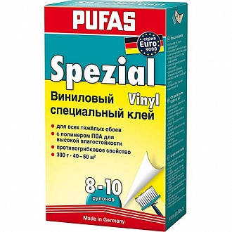 

Клей обойный Pufas Пуфас виниловый 300 гр8-10рул Прозрачный 2000000019802