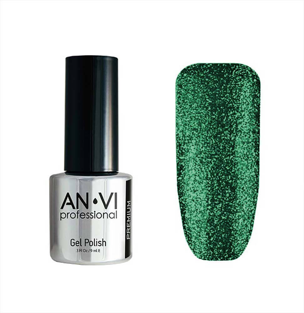 

Гель-лак для ногтей ANVI Professional №008 Green Funk 9 мл (2423Gu)