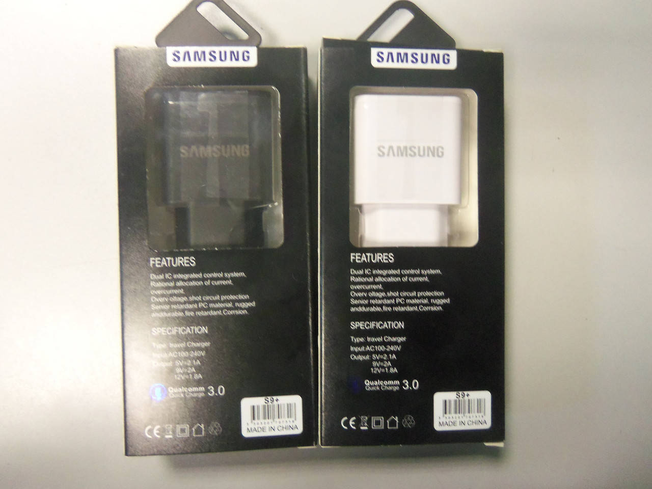 

Быстрая зарядка для Samsung S9+ Qualcomm Quick Charge 3.0 с кабелем Type-C Белый