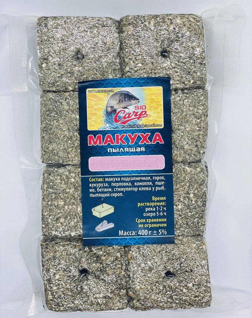 

Макуха пылящая Sid Carp 400г Кислая груша (95200215)