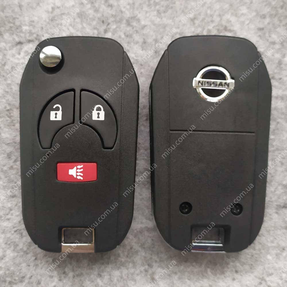 

Выкидной корпус ключа Nissan 3 кнопки Juke, Altima, Cube, NV2500