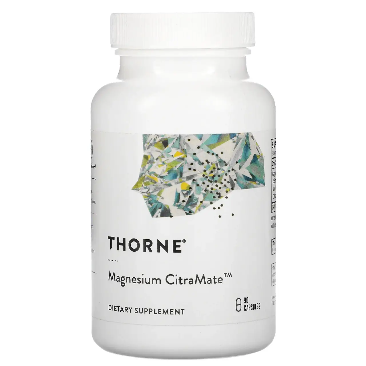 

Цитрат магния,Thorne Research, 90 капсул (THR-27202)