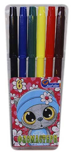 

Фломастери "Кошеня" 6 кол.828CR-6