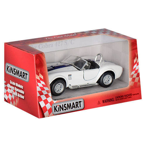

Машинка Kinsmart SHELBY COBRA 1:32 KT5322W (Белый), Land of Toys