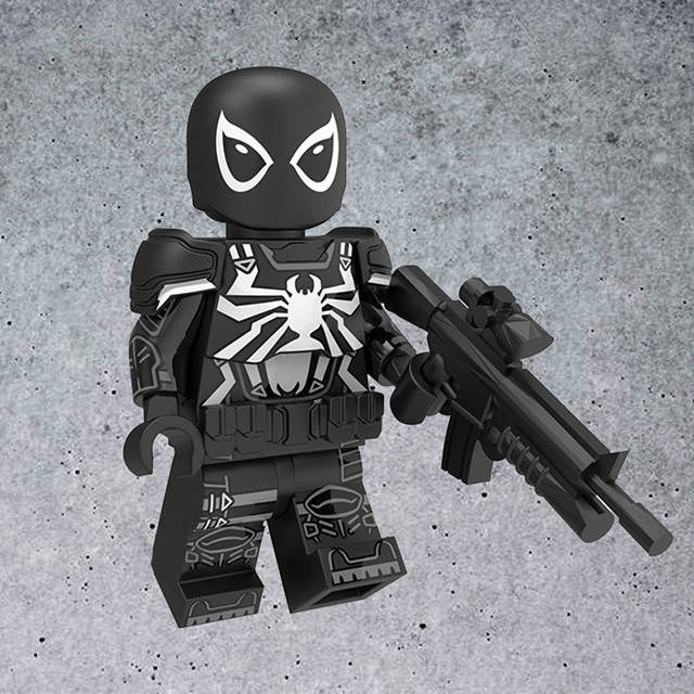 

"Агент Веном (Марвел)" фигурка сборная совместимая с Лего