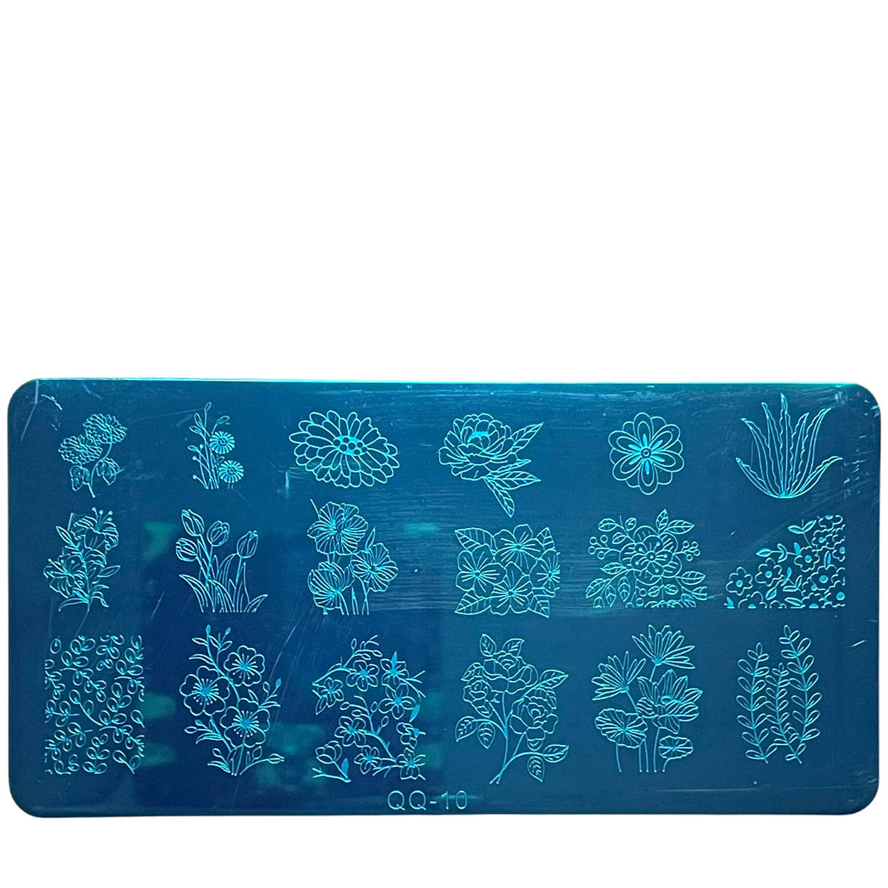 

Диск для стемпинга металлический, маленький (12 см * 6 см) QQ-10, Разные цвета