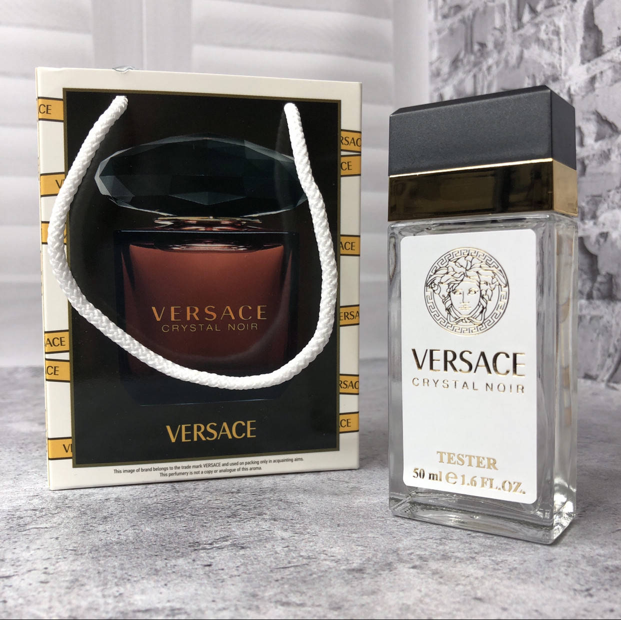 

Тестер Versace Crystal Noir у подарунковій упаковці 50 ml.